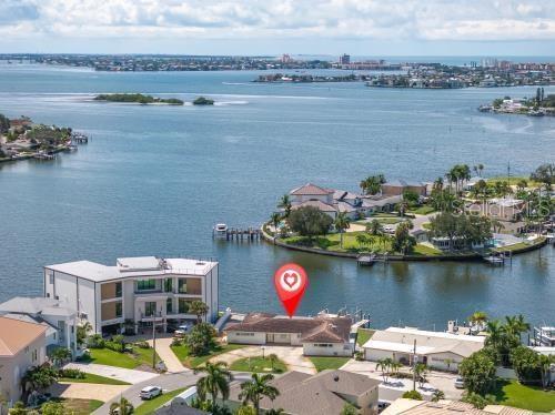 Spectacular, expansive water views from this exceptional prime waterfront parcel.