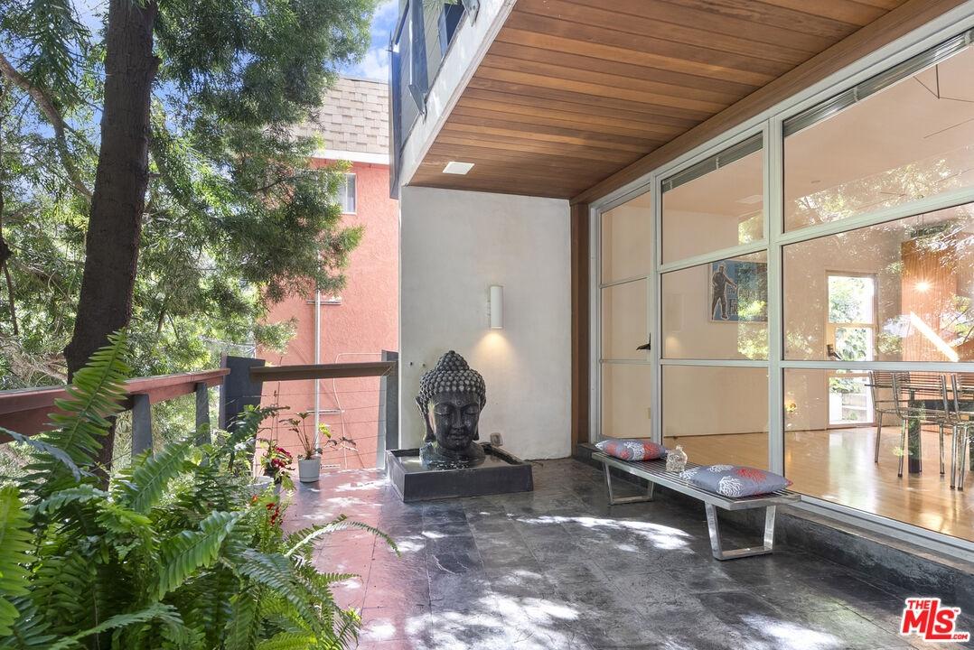 Patio off dining area