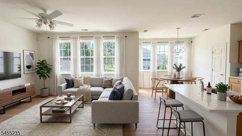 virtual staging family room