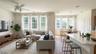virtual staging family room