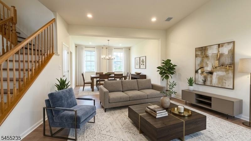 virtual staging living dinning