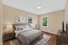 Virtually staged bedroom