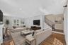 Virtually staged living room