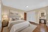 Virtually staged bedroom