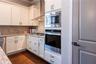 Lots of counter and cabinet space.