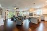 Spacious great room open to the kitchen and dining area.