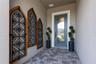 Beautiful front porch for greeting family and friends.