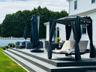 Outdoor deck featuring assigned living areas for lounging, dinners and relaxing.