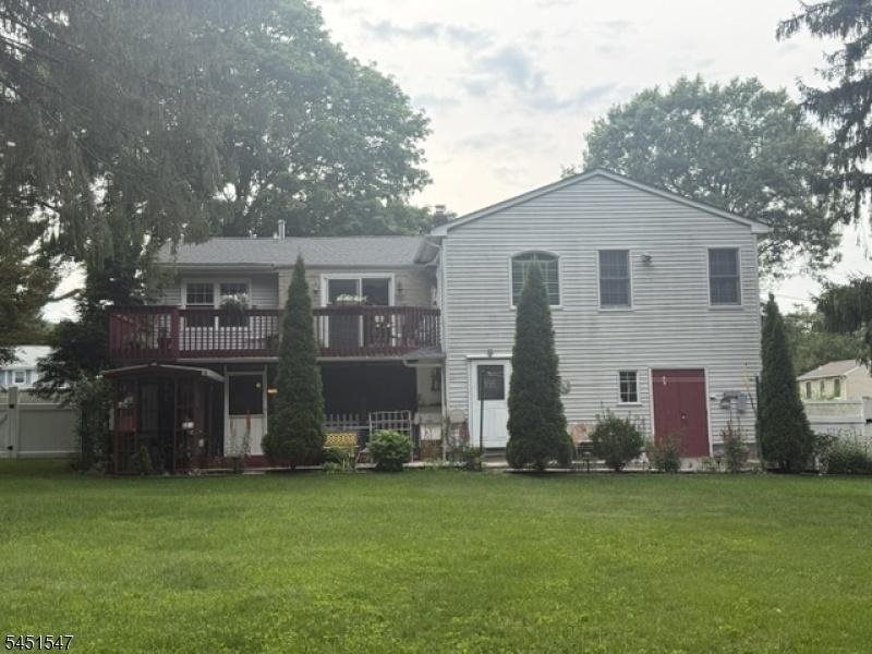 Back of property