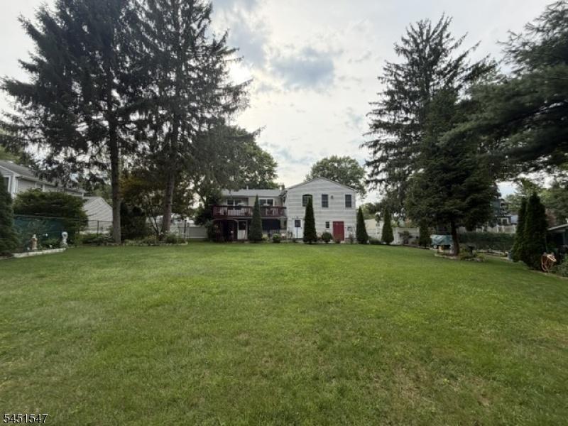 Rear of property