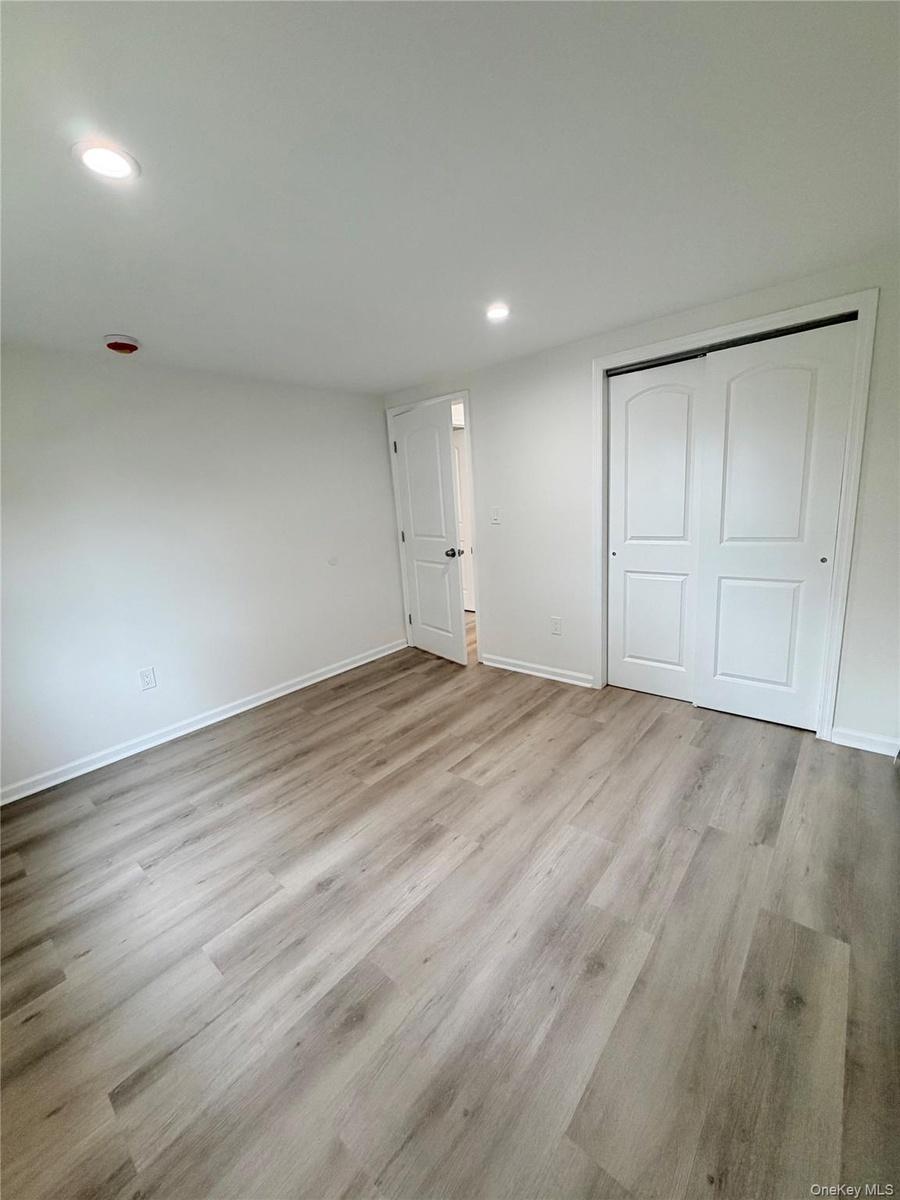 Spacious 2nd bedroom with closet space.