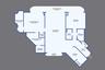 Floor plan illustrates Tiara 15C's two-bedroom, two-bath layout, main living spaces and balcony locations.