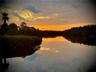 View from dock at sunrise.
