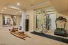 Exercise room in basement