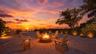 Virtual picture of private beach and fire pit area