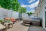Patio and hot tub