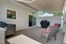 Back deck with awning