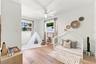 This guest bedroom is also waterfront.  Spacious, light, and bright!