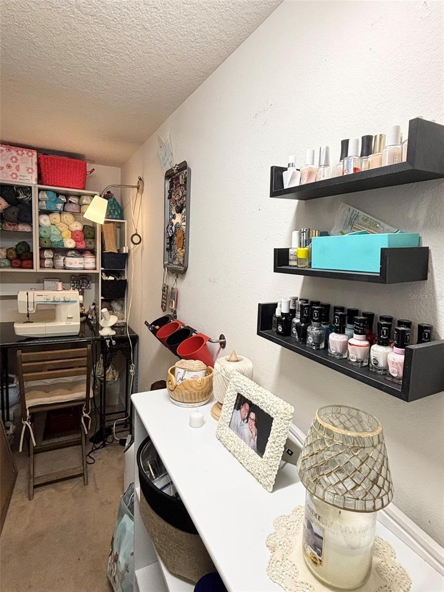 Craft Room Under Stairs