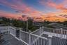 West-facing views from the widow's walk provide a front-row seat to spectacular Florida sunsets.