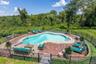 Virtually staged with colorful lounge chairs, plush pool towels, and inviting conversation areas, this backyard oasis brings outdoor living to life. W