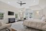 Large and Spacious Primary Bedroom on Second Floor with two exposures.