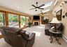 Den with Fireplace