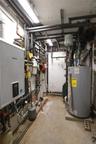 Separate water boilers for first and second floor units