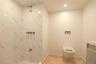 Full bathroom located in the basement