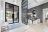 Gorgeous modern reflective front door