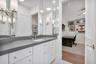 Guest bathroom jack n Jill with tub