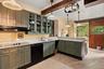 Kitchen on first floor of barn