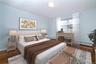 Virtually staged second bedroom