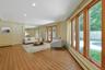 As throughout most of the home, this room is graced by hardwood floors in perfect condition. It would also make an amazing music room.