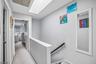 Skylit hallway