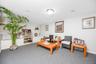 Recessed lighting, flush mount ceiling fixture, built-in cabinetry, built-in shelving, and carpeted flooring