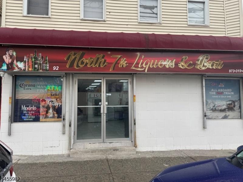 front of store