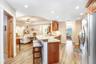 Kitchen into the Family Room