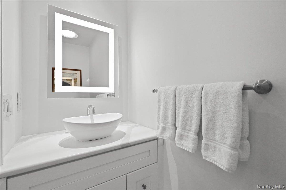 This is the powder room.