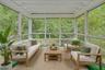 virtually staged sunroom