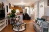 2nd-floor unit, living room