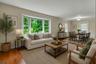 Virtually staged living/din rm