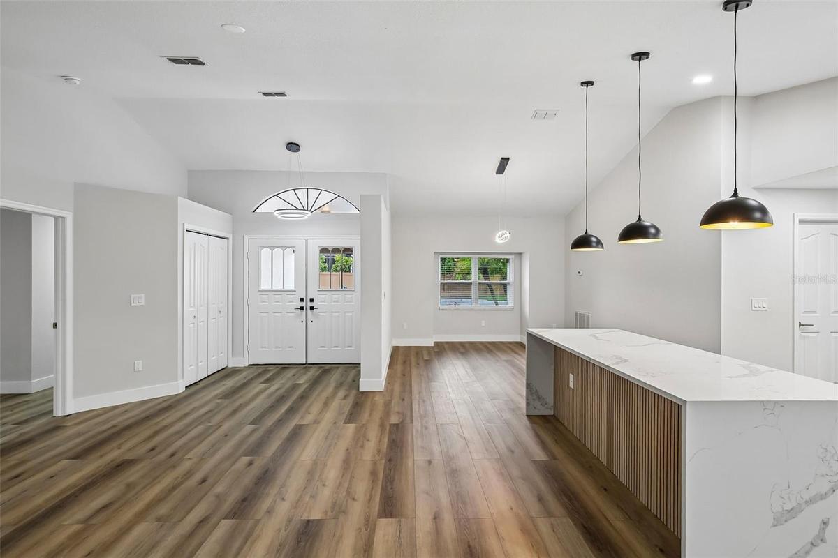 Entry Foyer & Kitchen