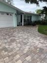 New pavers in driveway and walkway to the entrance.