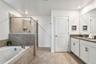 Primary en suite with tub