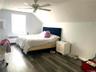 Waterview ceiling fan, and white walls