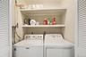 Laundry in hallway on main level