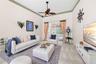 virtually staged living room