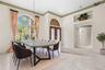 virtually staged dining room