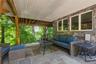 Covered Patio sitting Area under Deck